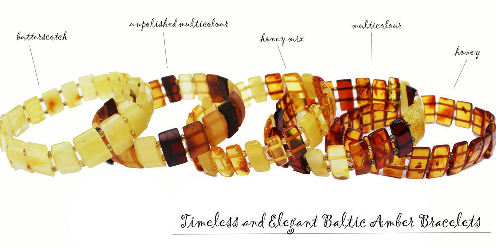 timeless and elegant amber bracelets
