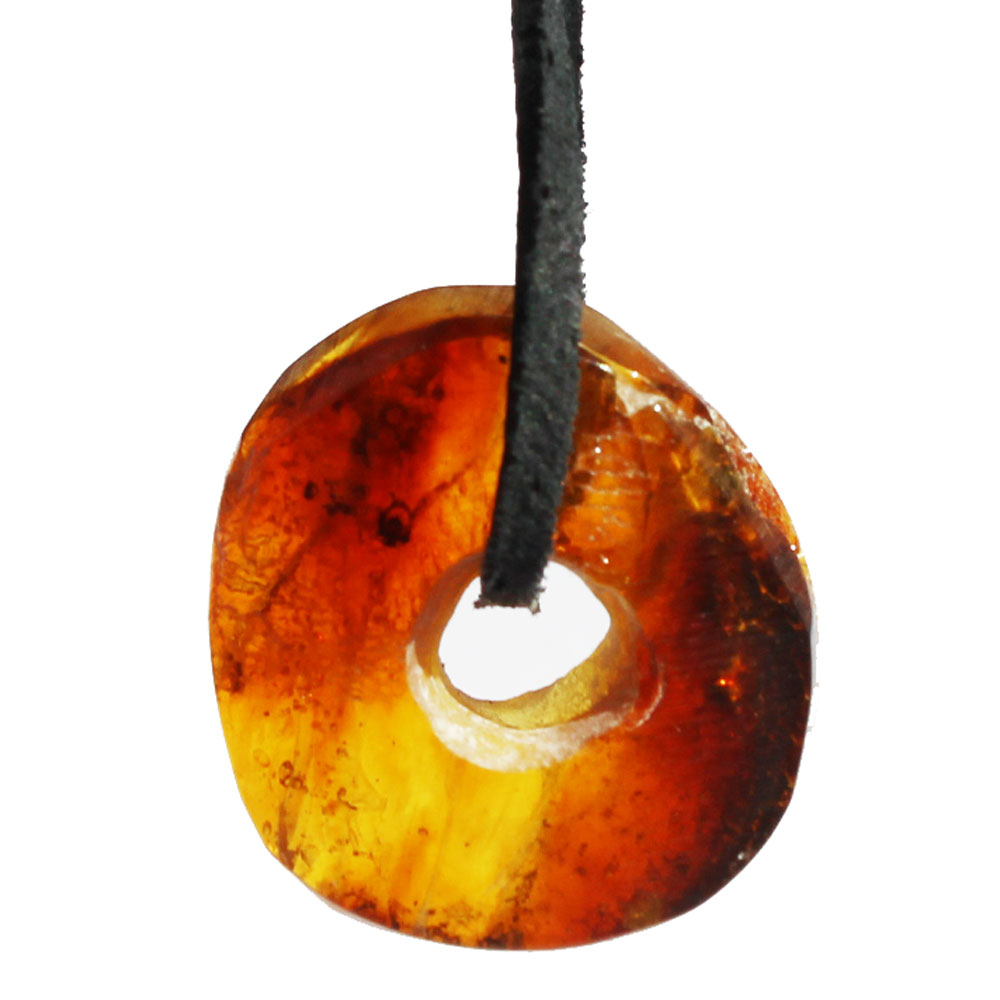 Honey Baltic Amber Amulet Ring