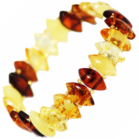 Multi Amber Bracelet - Marquise
