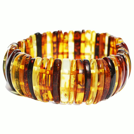 Fancy Multi Amber Bracelet