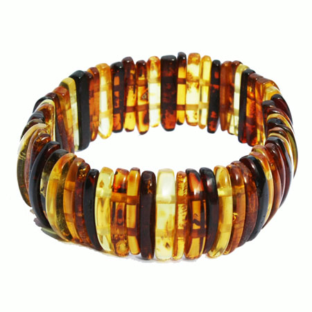 Fancy Multi Amber Bracelet