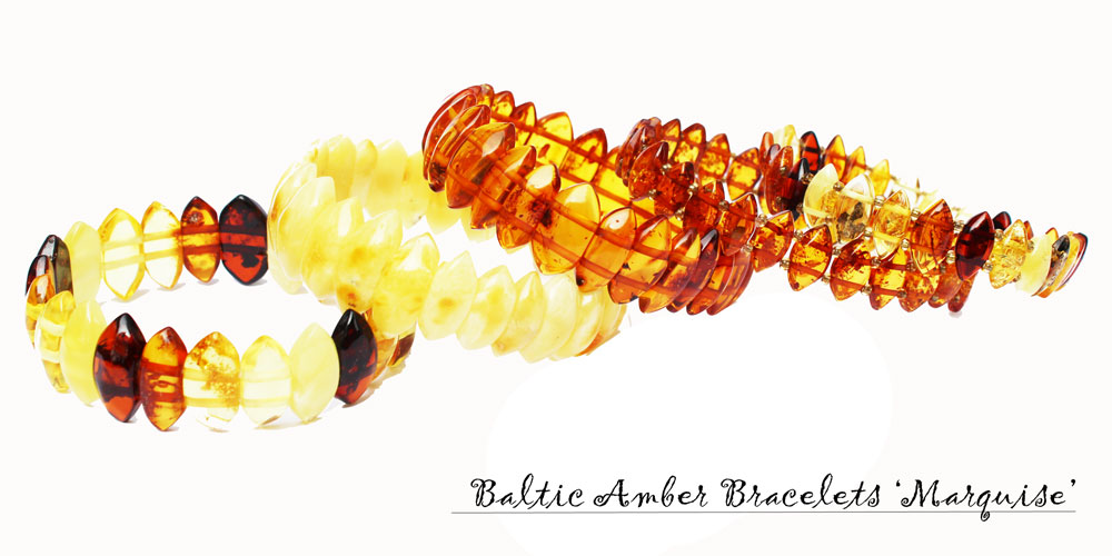 Baltic Amber Bracelets Marquise