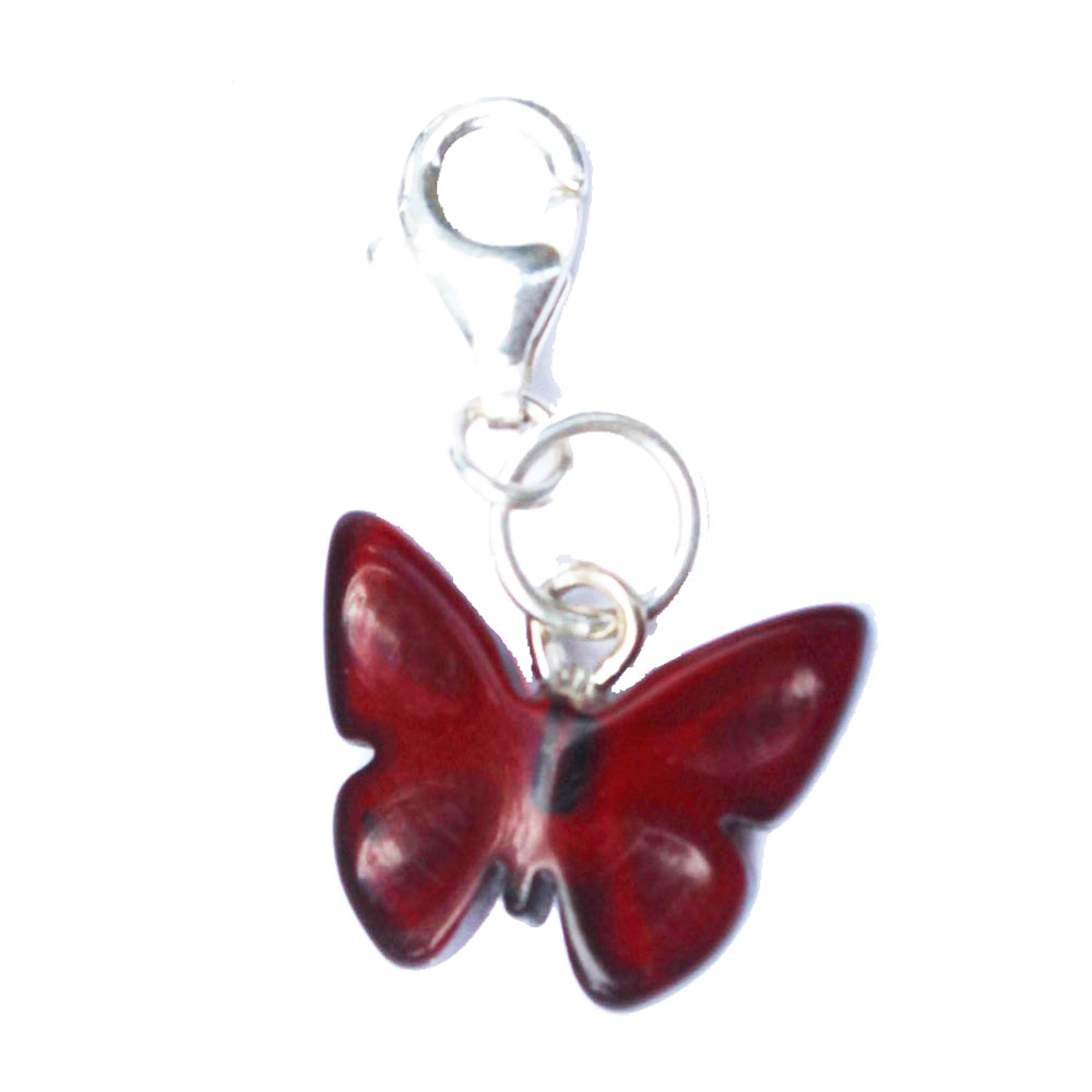 Cherry Amber Charm Butterfly