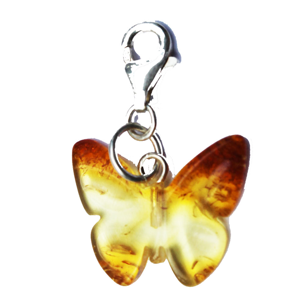 Honey Amber Charm Butterfly