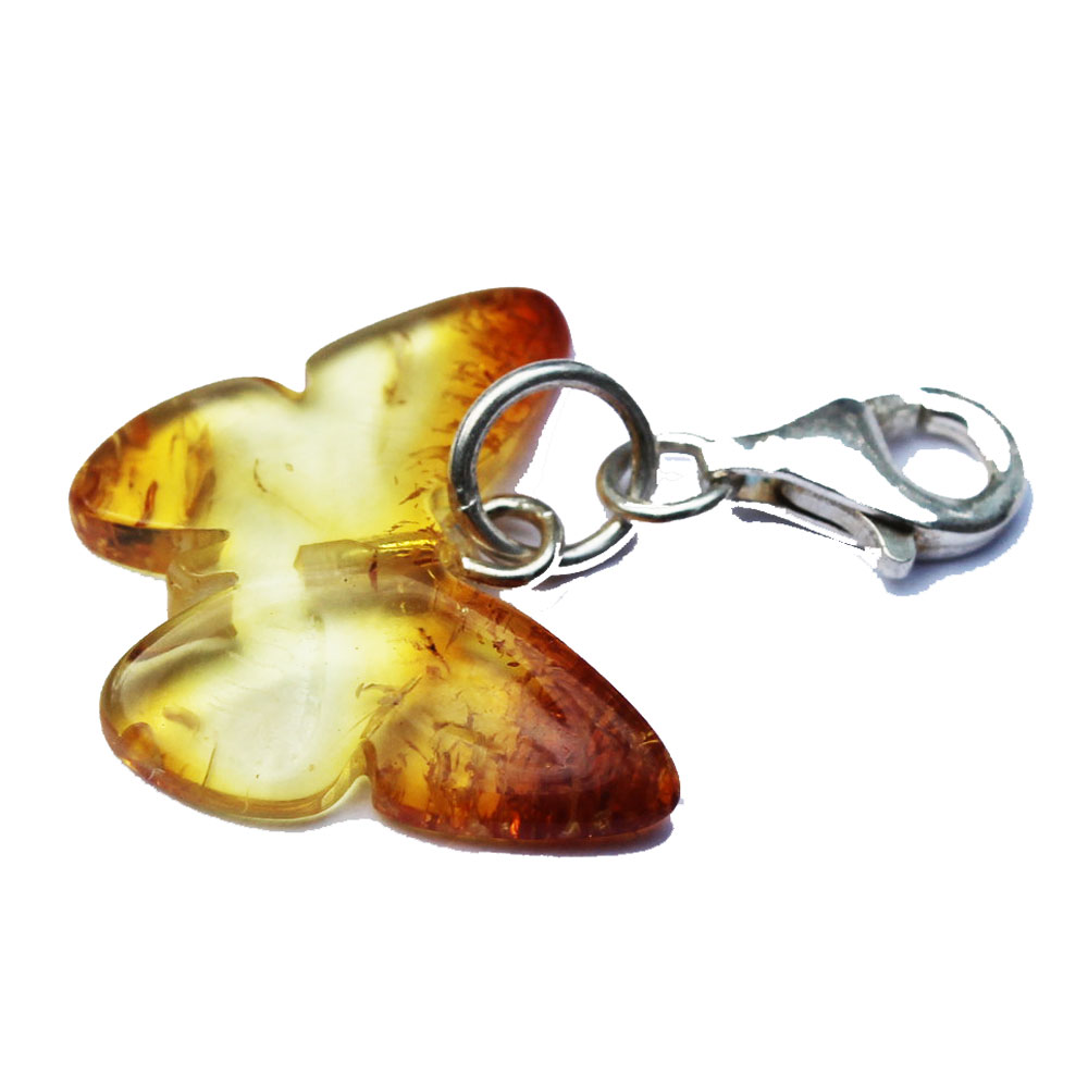 Honey Amber Charm Butterfly