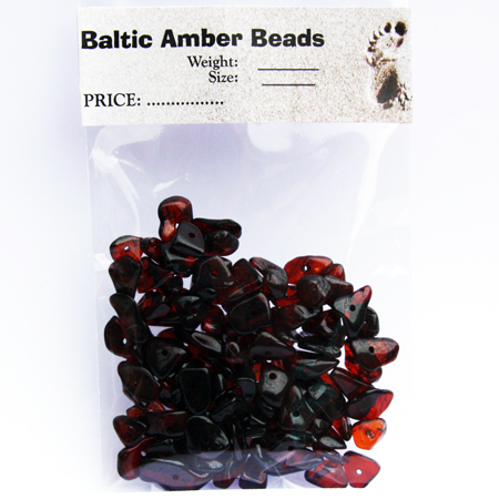 Cherry Amber Beads 10gr. 
