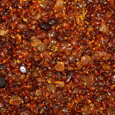Cognac Amber Beads 10gr. 