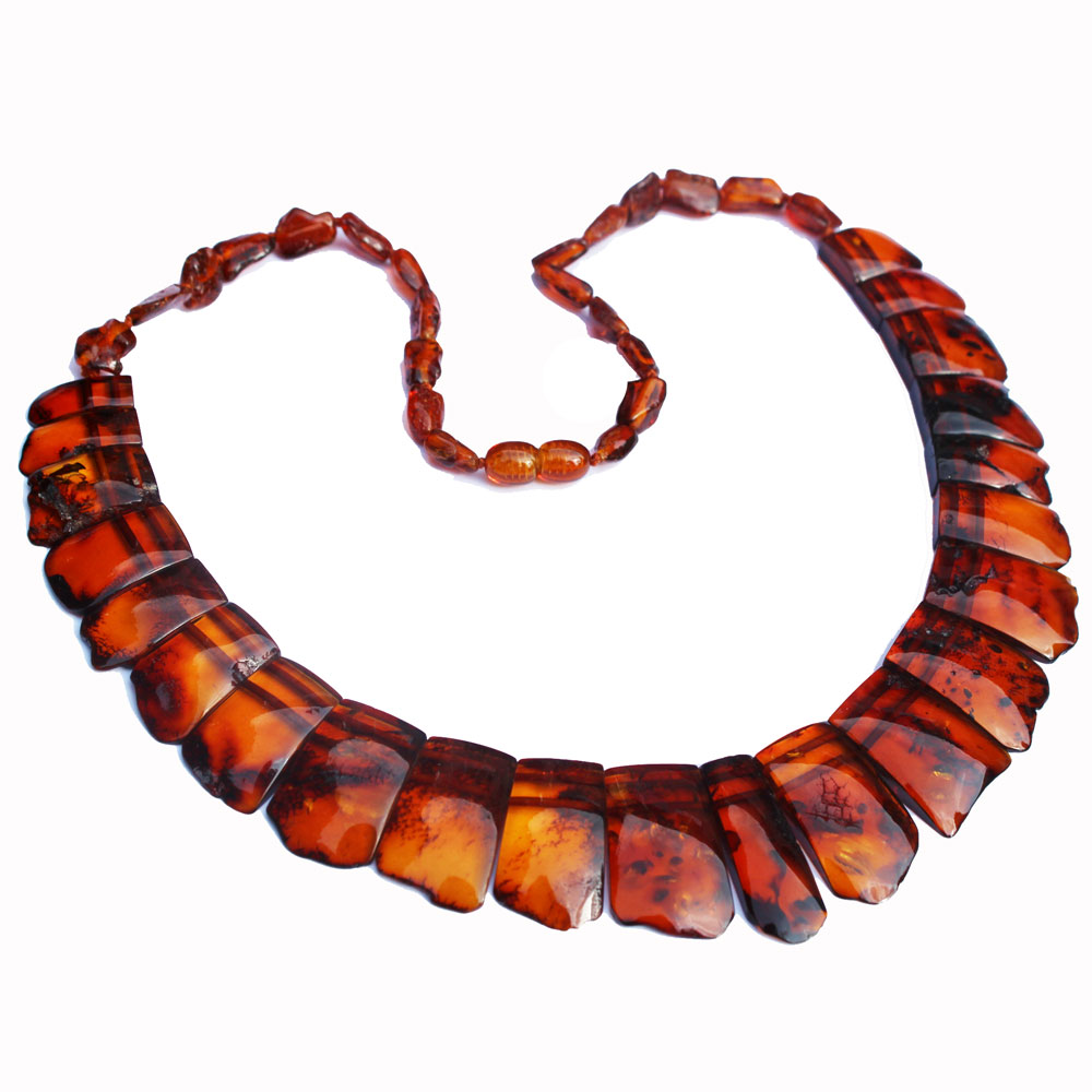 Cherry Amber Necklace 20 inch.