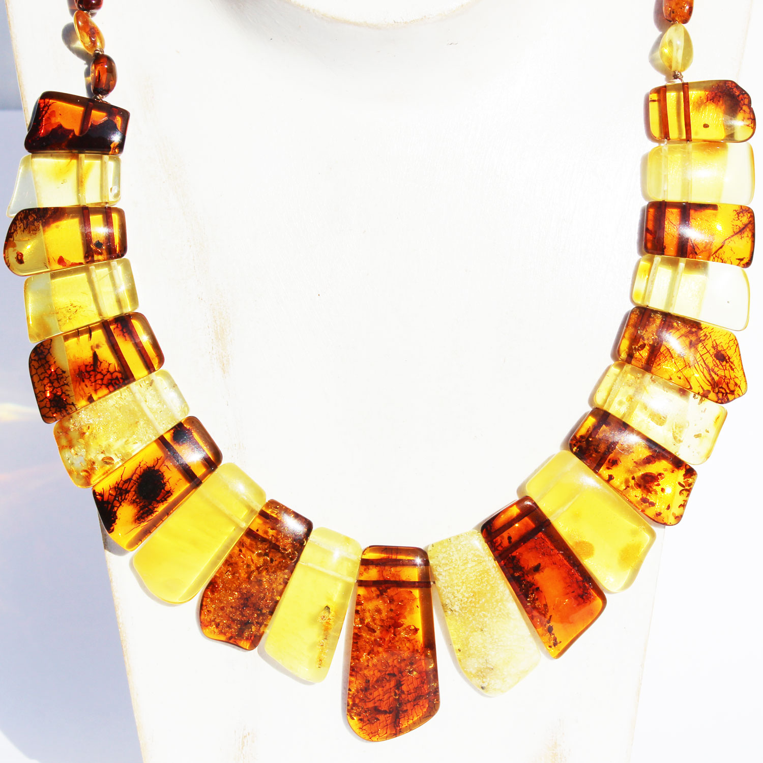 Mixed Amber Necklace 205