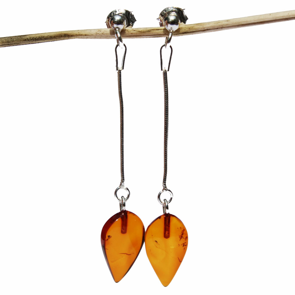 Honey Amber Earrings  5601