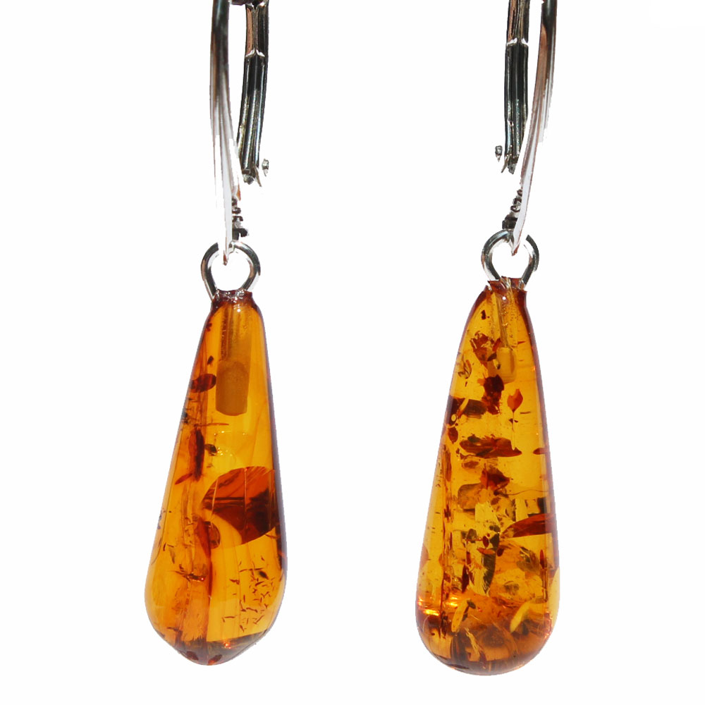 Honey Amber Earrings  5161