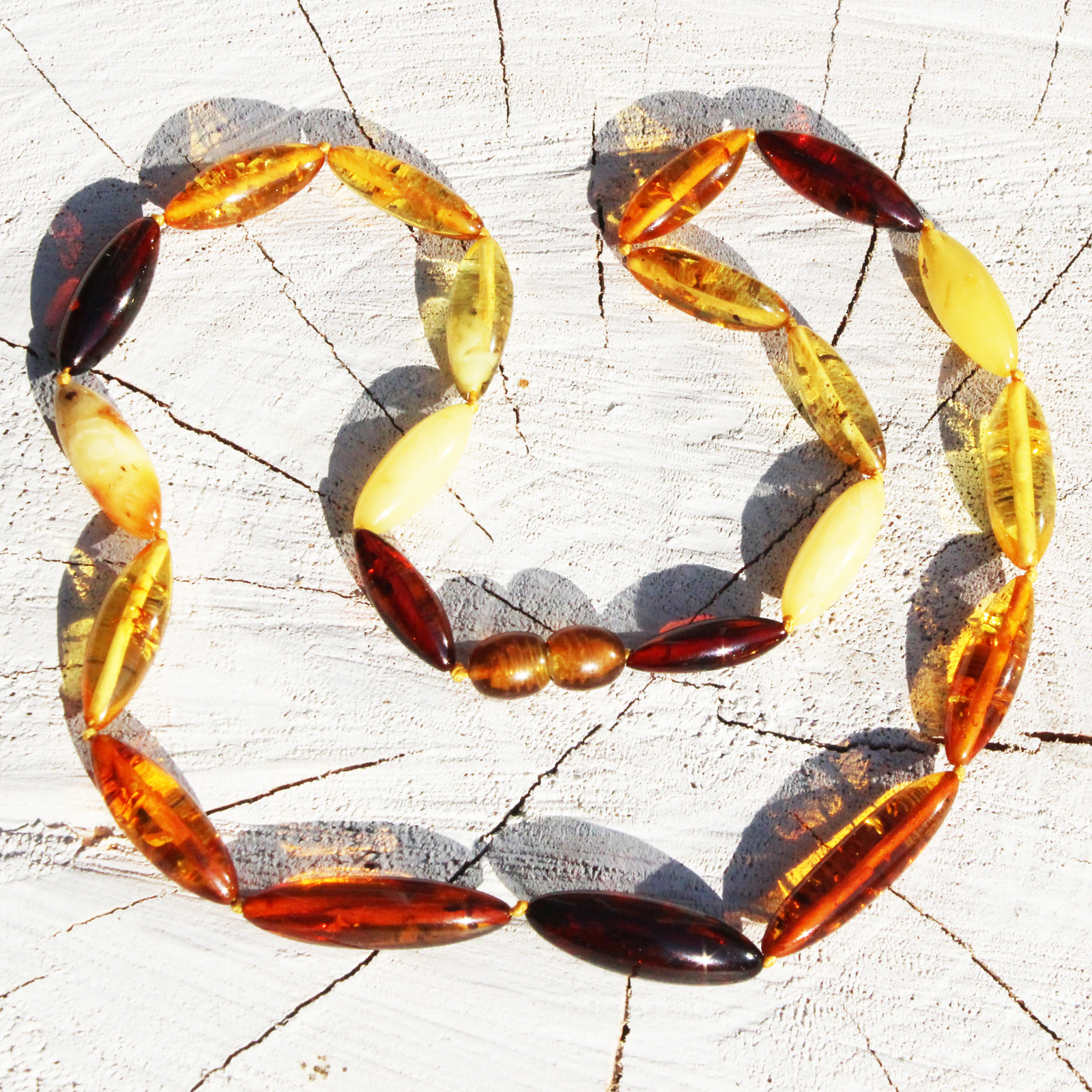 Mixed Amber Necklace 2001
