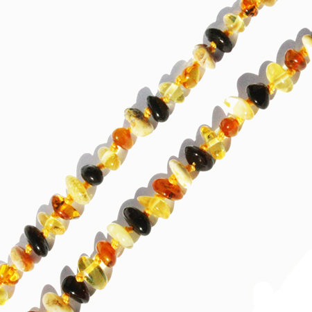 Mixed Roundish Amber Necklace