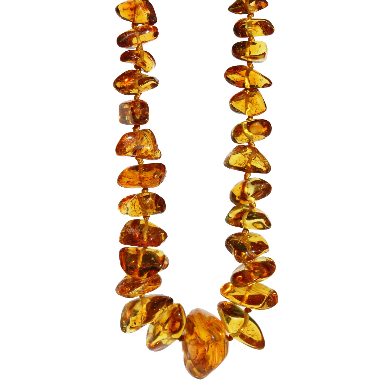 Amber Necklace Golden Beauty