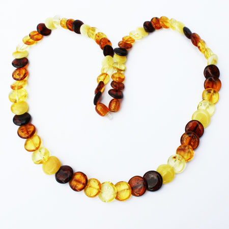 Amber Necklace Disc Mix
