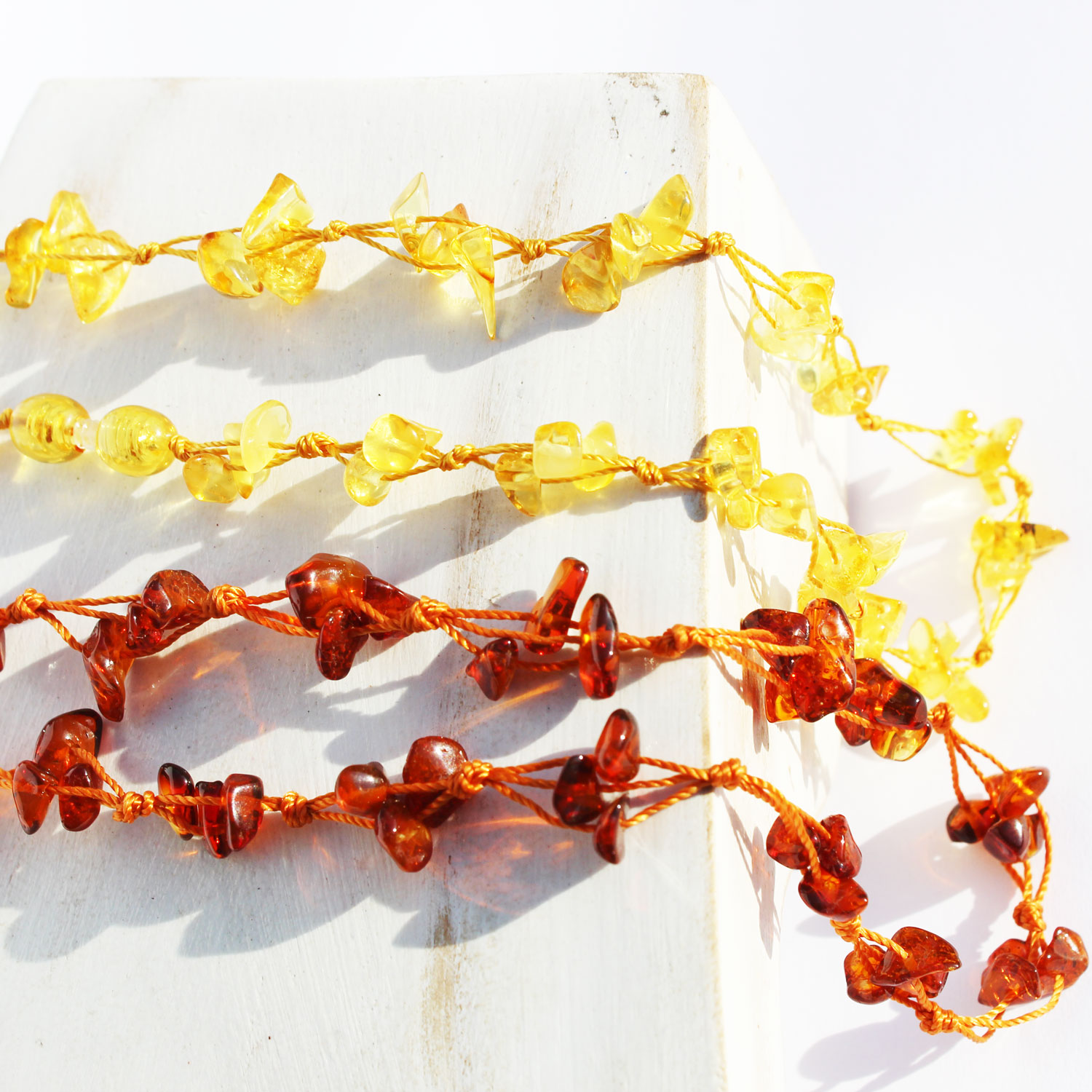 Traditional Amber Necklace Minimalist 1