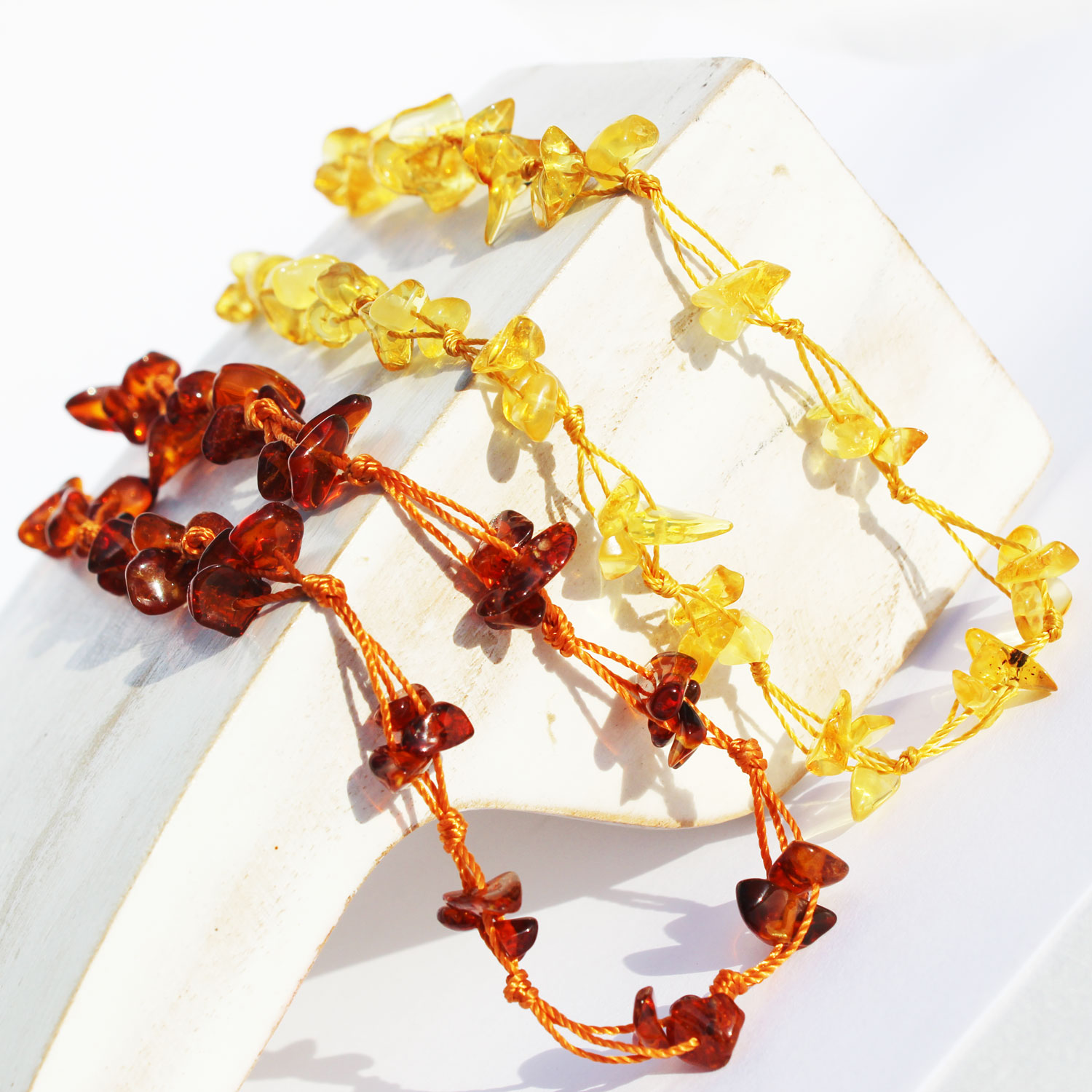 Traditional Amber Necklace Minimalist 1