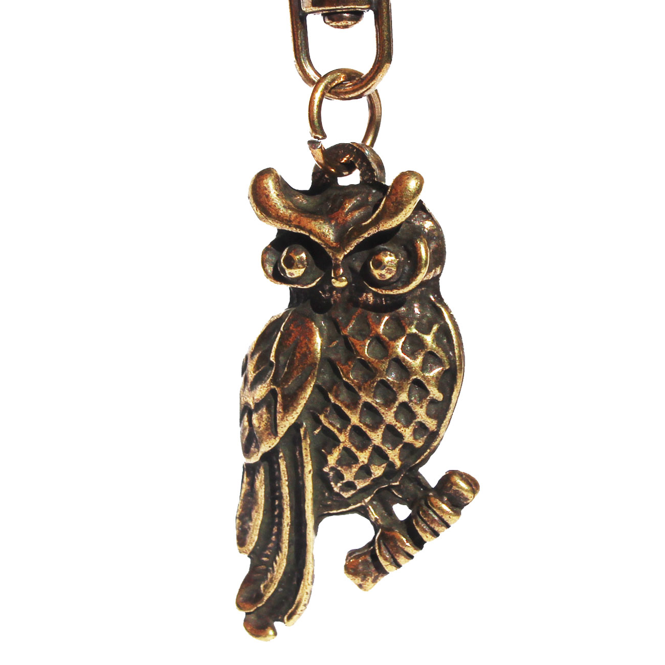 Amber Keyring - Wise Owl