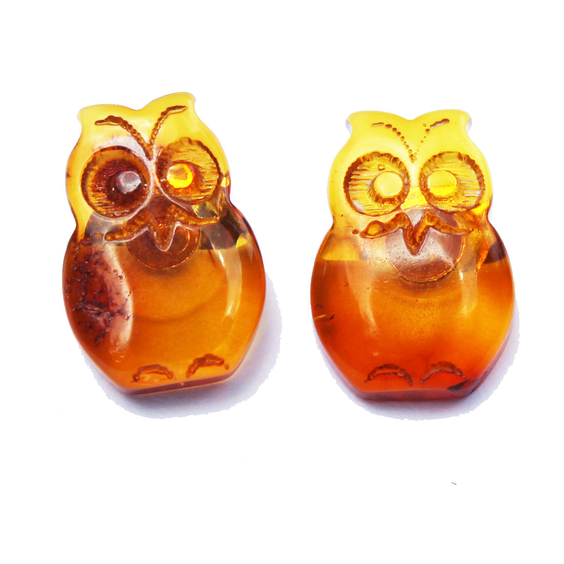 Amber Studs Owls