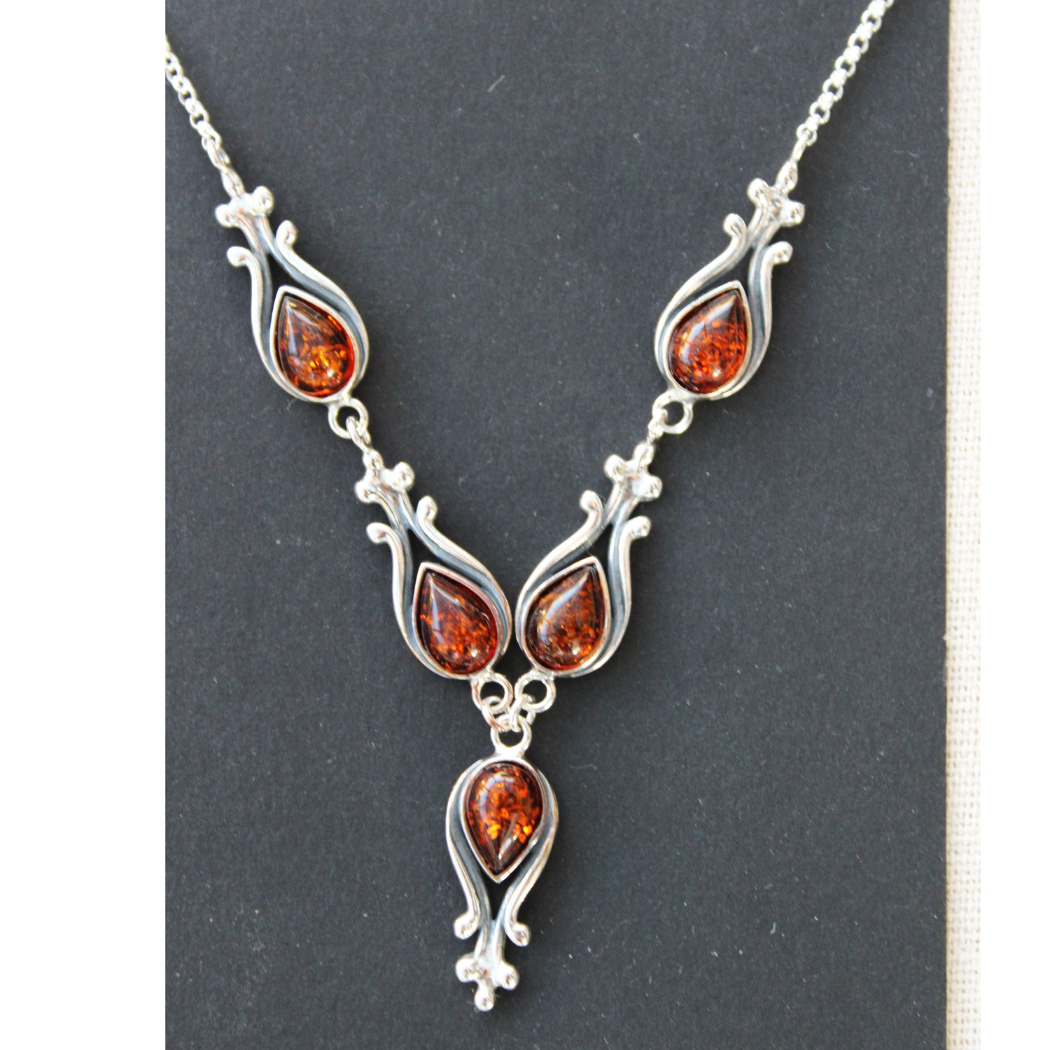 Amber Necklace Honey Drops