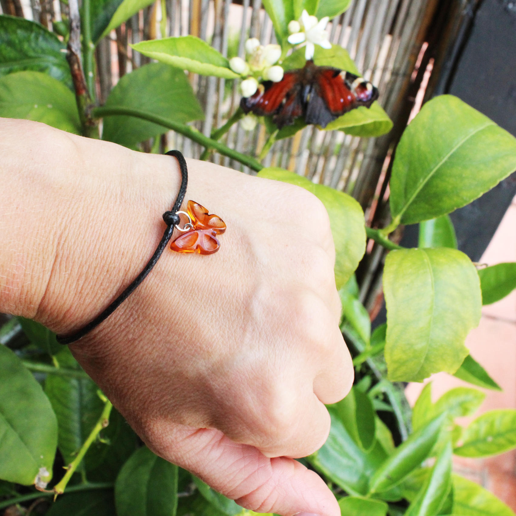 Amber Bracelet Butterfly
