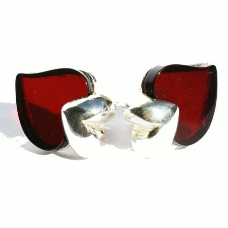 Cherry Amber Earrings 3011