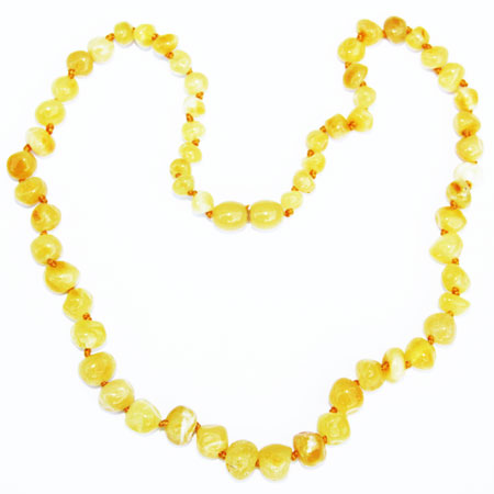 Butterscotch Amber Necklace 23 inch.
