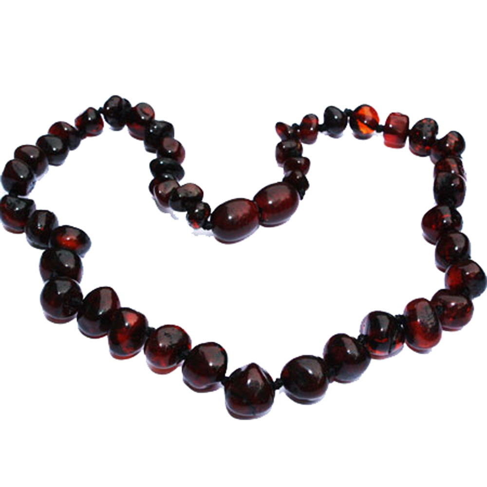 Cherry Amber Necklace 18 inch.