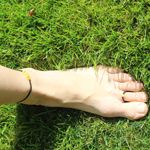 Minimalist Amber Anklet