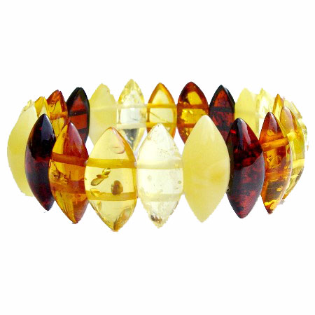 Mixed Amber Bracelet 105