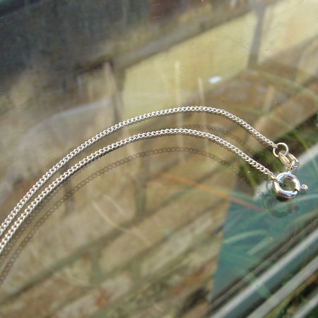 Sterling Silver Curb Chain 18 inch.