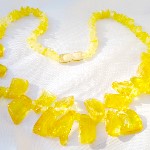 Lemon Amber Necklace Carnival
