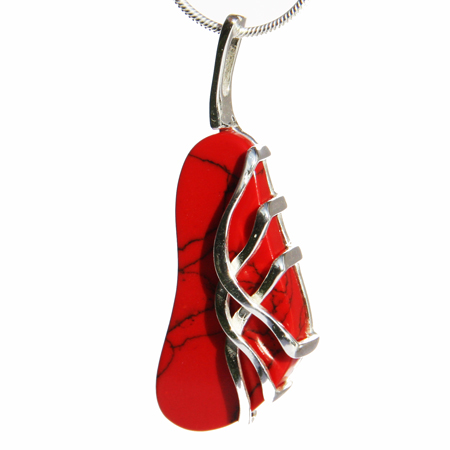 Red Coral Pendant 1309