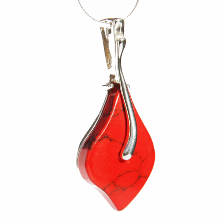 Red Coral Pendant 609