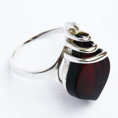 Designer Amber Ring 1409