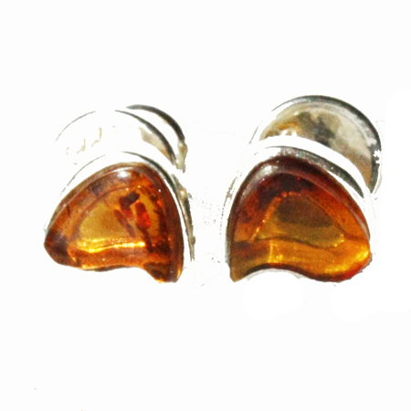 Honey Amber Studs - Drop1