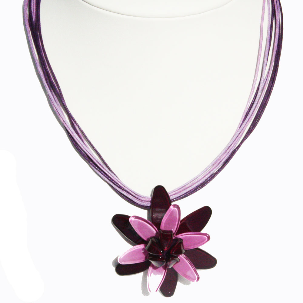 Romance-Water Lily Necklace 1548