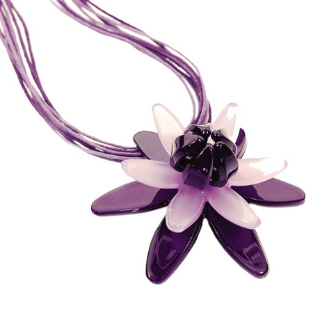 Romance-Water Lily Necklace 2697