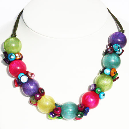Classic Bright Bead Necklace 