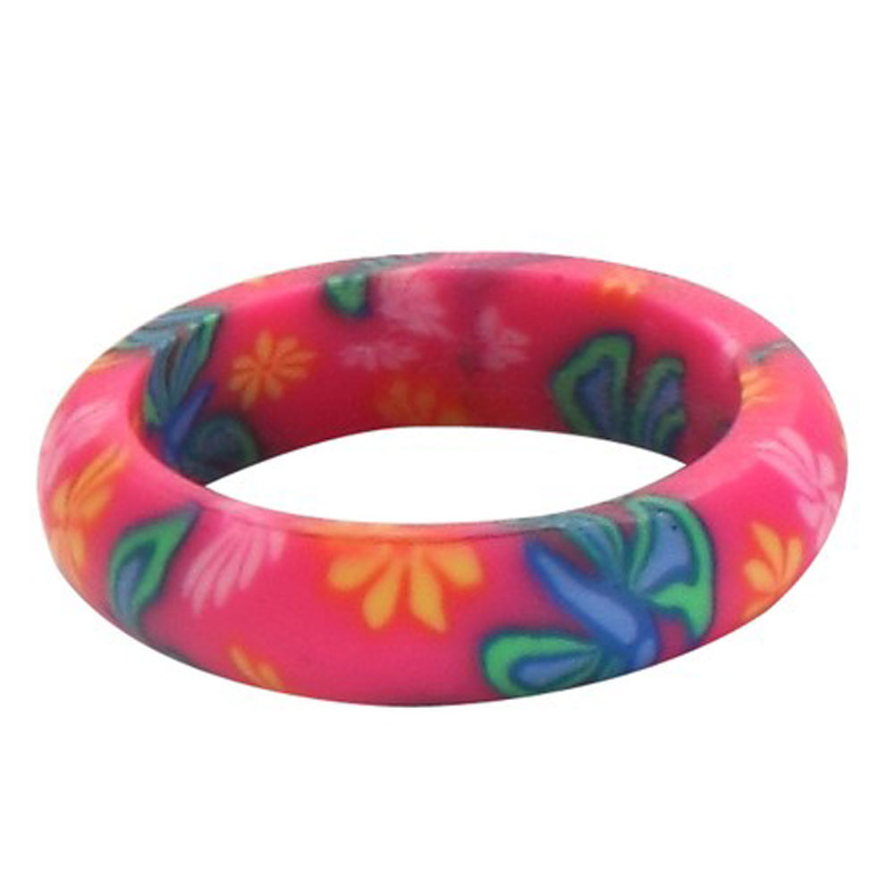 Floral Fimo Ring