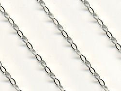 Sterling Silver Flat Trace Chain 20 inch