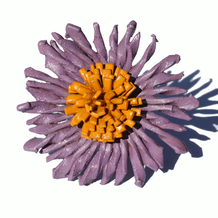 Purple Sunflower Ring