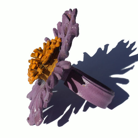 Purple Sunflower Ring