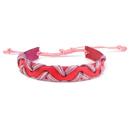 Pink Zig Zag Bracelet