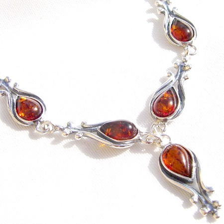 Amber Necklace Honey Drops