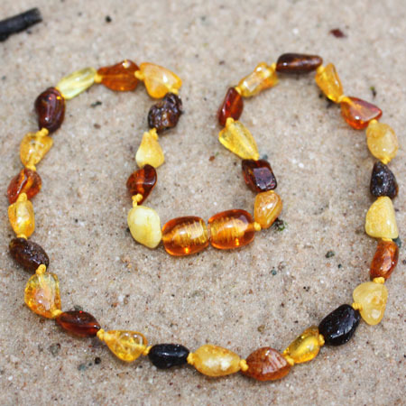 OLIVE Multi Amber Necklace