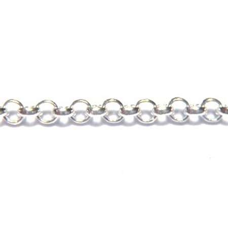 ROLO Sterling Silver Chain 18 inch.