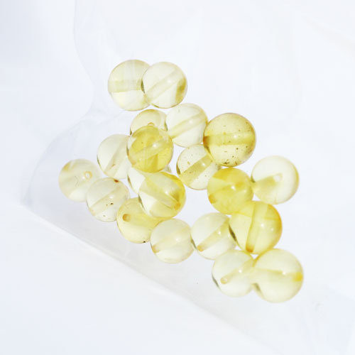 Lemon Round Amber 3 gram