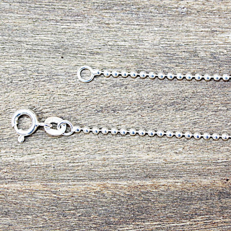 Sterling Silver Ball Chain 18 inch.