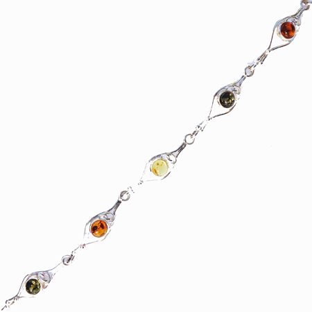 Multi Amber Bracelet 1305